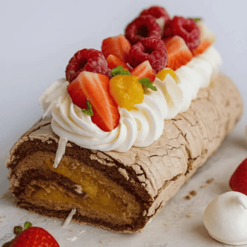 Curso Pavlova de Chocolate Recheada com Damasco com Sicao  21/11/25 9h às 11h30 Curso Pavlova de Chocolate Recheada com Damasco com Sicao  21/11/25 9h às 11h30